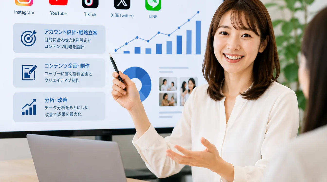 SNS運用のプロフェッショナルが直接指導